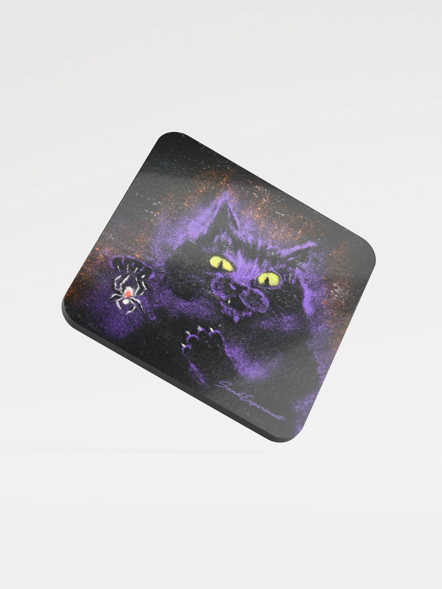 Purple Cat Coaster product image (1)