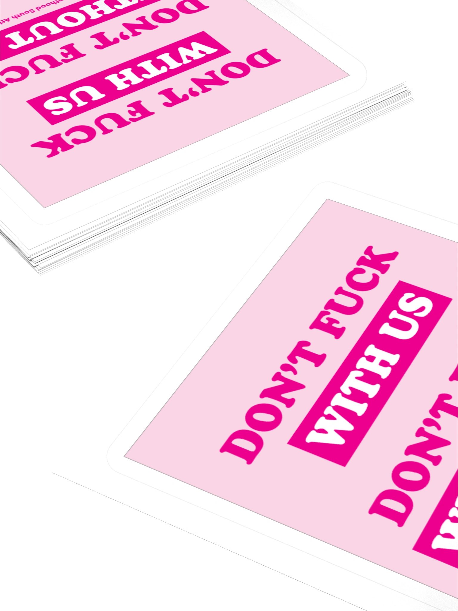 Don't Fuck With Us Sticker product image (4)
