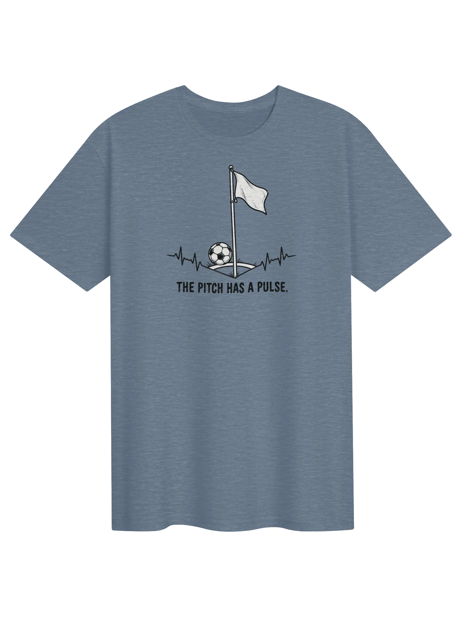 The Pitch Has a Pulse Soccer Tee product image (1)