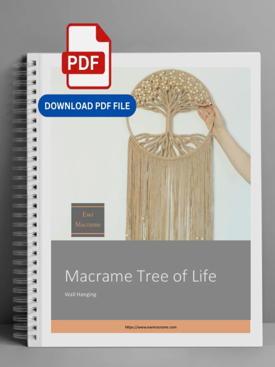 Macrame Tree of Life Wall Art — Photo Tutorial product image (1)