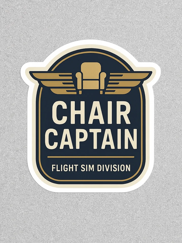 Chair Captain Sticker product image (1)