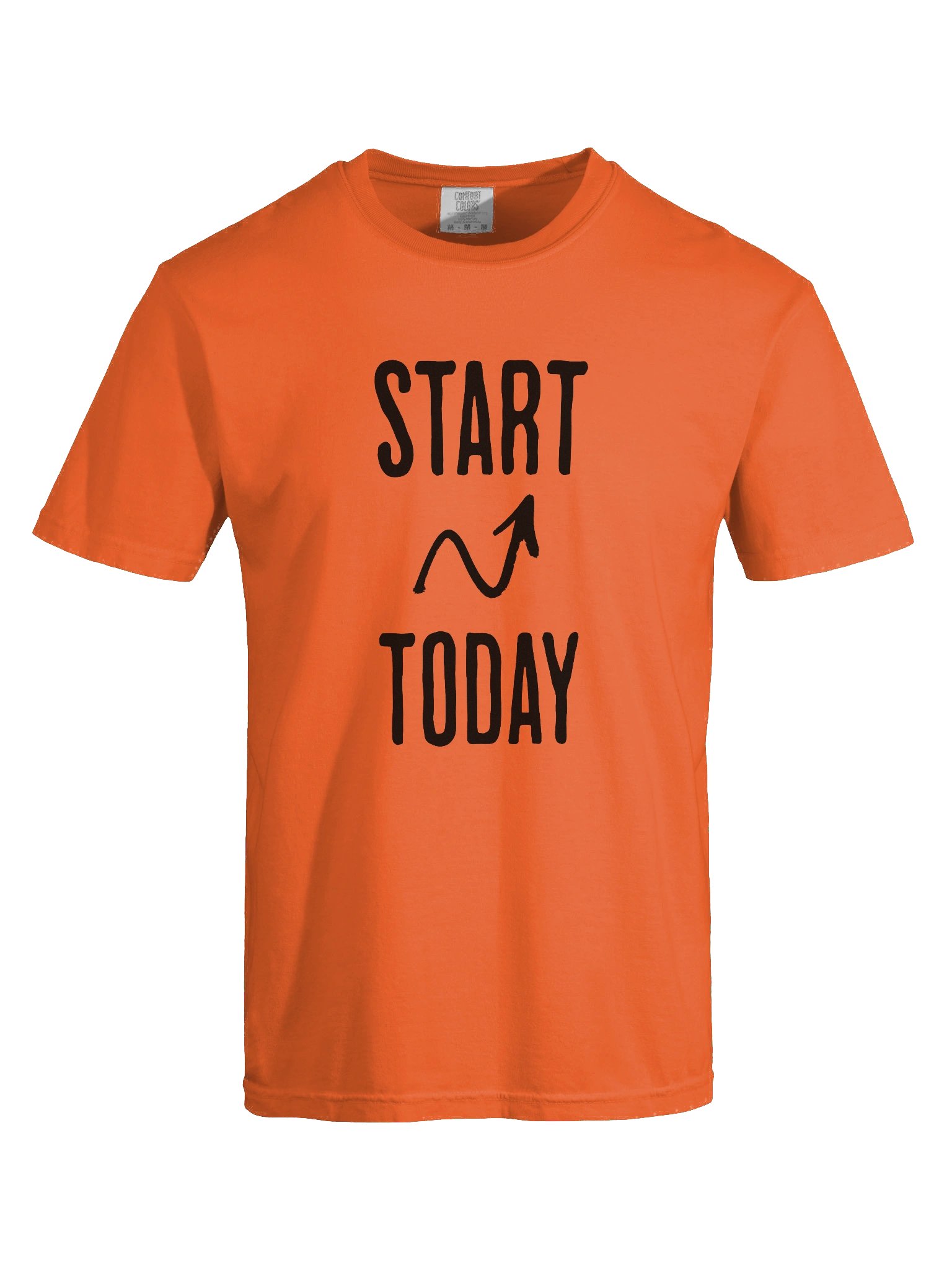 "Start Today" - Motivational T-Shirt (Dark on Light) product image (1)