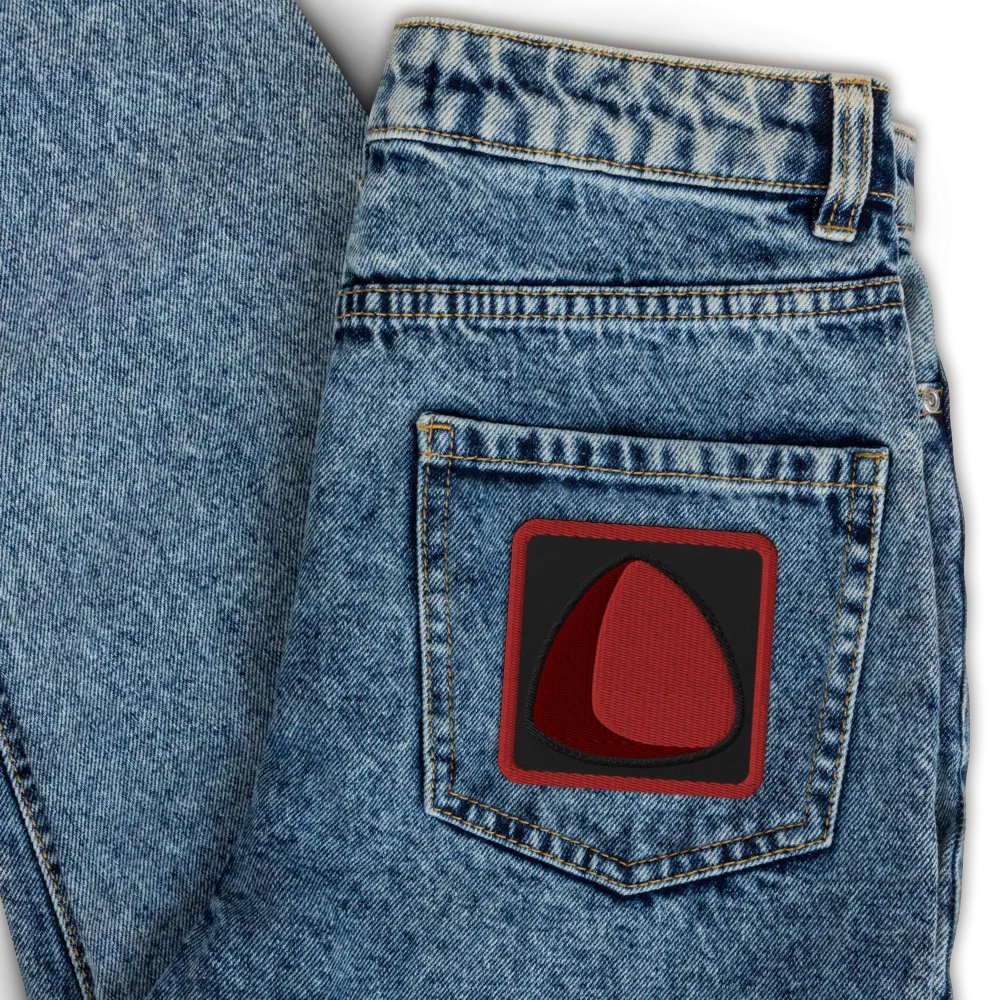 Red Triball Embroidered Patch product image (3)