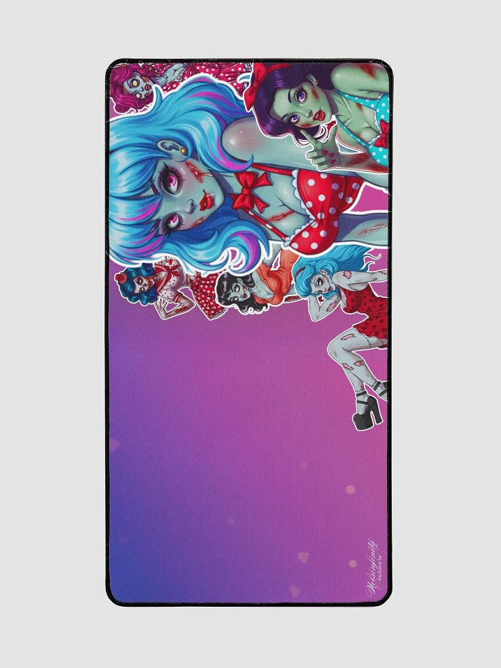 Zombie Pinup Illustrated Desk Mat product image (2)