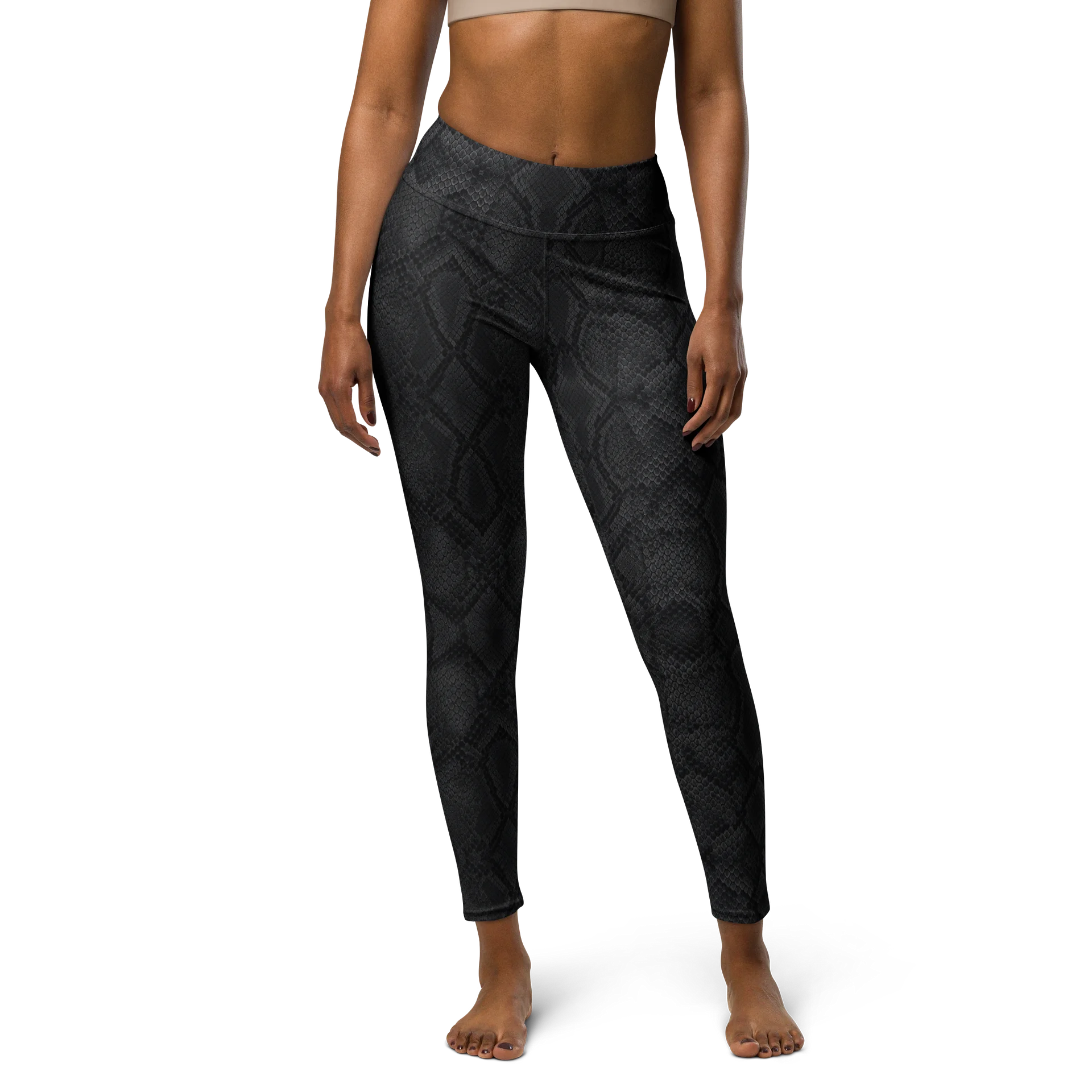 LEGGING TAILLE HAUTE ULTRA-SOUPLE IMPRIMÉ PEAU DE SERPENT – ALCHIMISTAE product image (5)