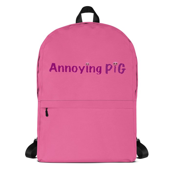 Annoying Pig Backpack product image (1)
