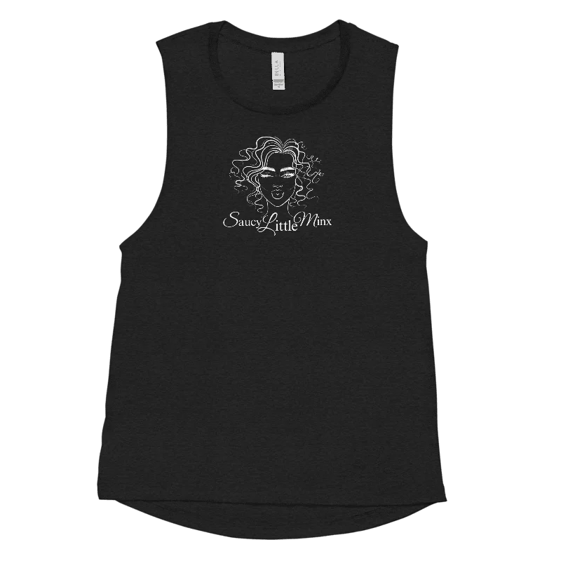saucy little minx black tank top product image (4)