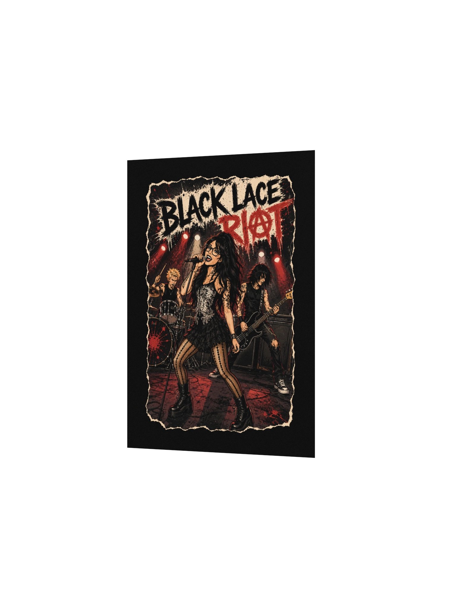 Black Lace Riot Band Poster product image (2)