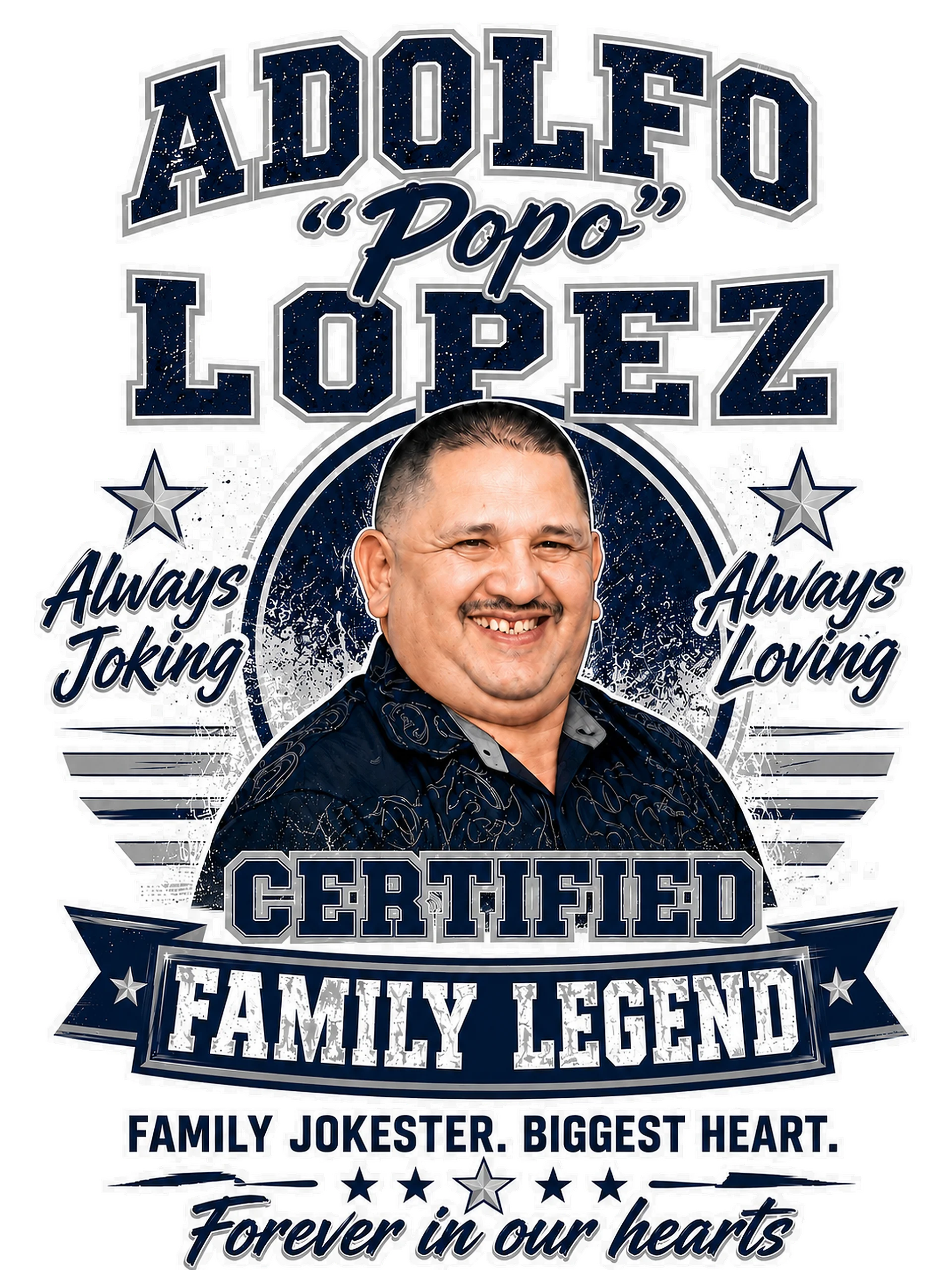 Adolfo “Popo” Lopez Family Legend Memorial Magnet product image (1)