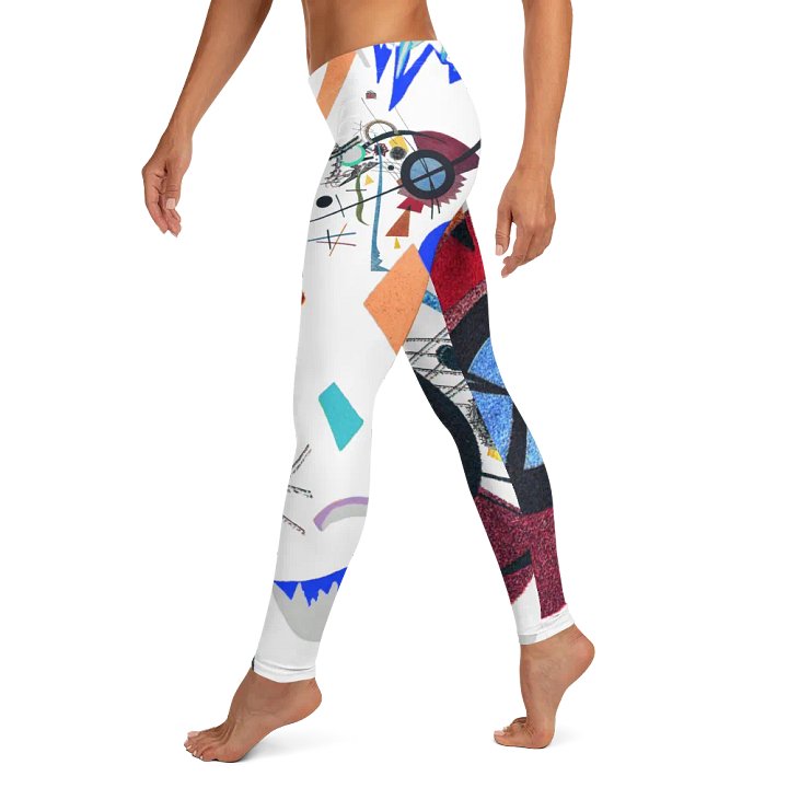 Abstract Lithographic Pattern Design leggings - V1 product image (2)