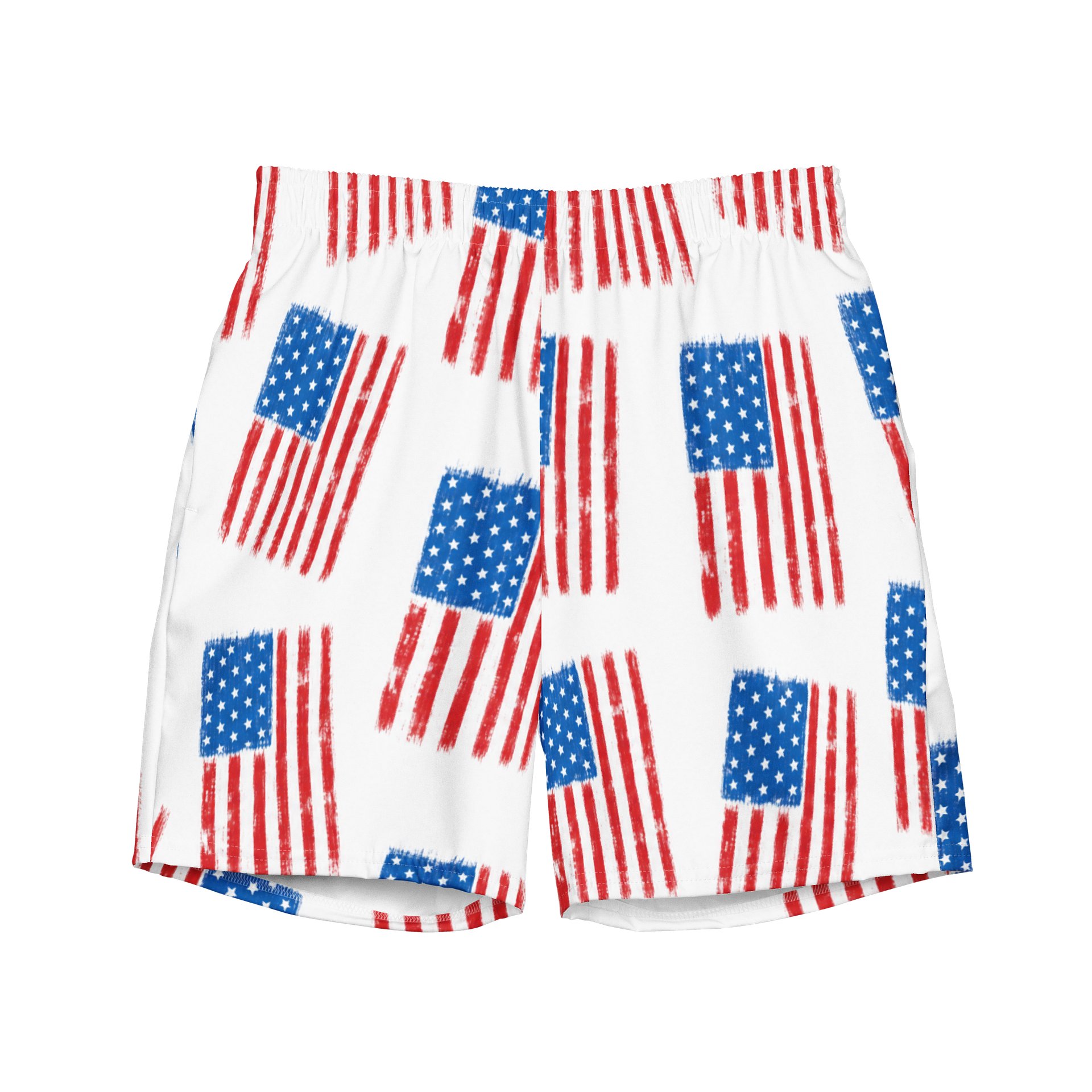 Distressed American Flag Shorts product image (1)