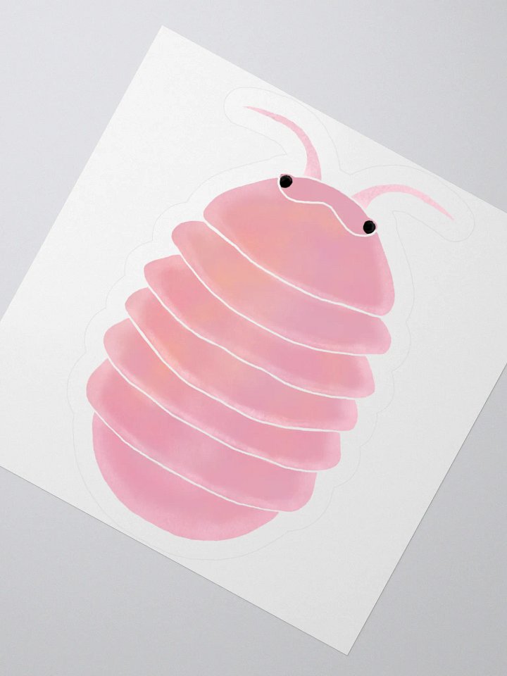 Cherry Blossom Isopod Sticker product image (5)