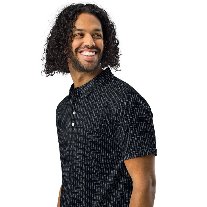 OVTLYR ALL OVER PRINT - POLO SHIRT - RUNS SMALL (ORDER NEXT SIZE UP) - Black product image (2)