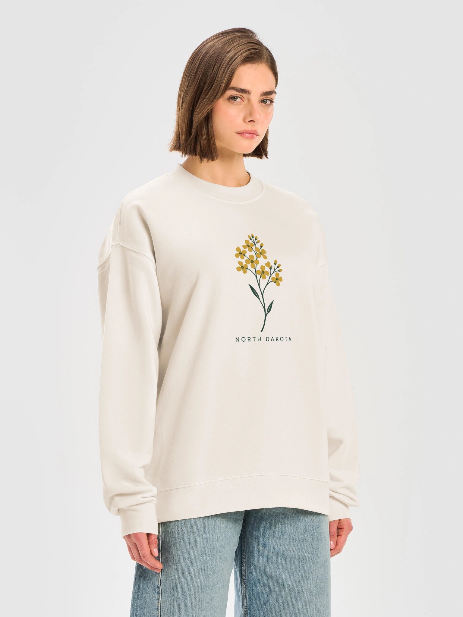 Canola Bloom Relaxed Crewneck product image (13)