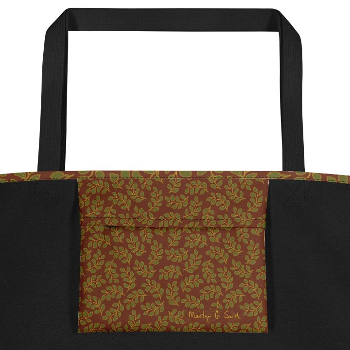 “Scattered Leaves Adrift” Large Tote Bag product image (2)