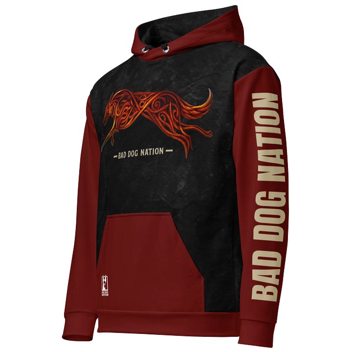 You Cannot Bite (Alternate sleeve color) - Premium Adult Unisex All Over Print K9 Hoodie product image (2)