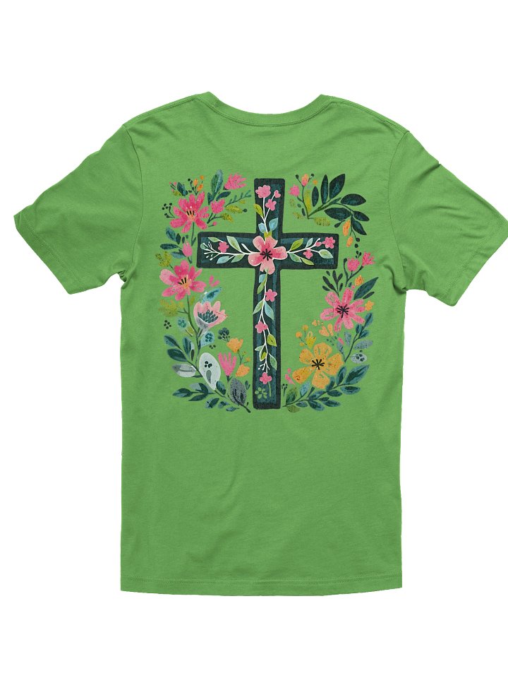 He Is Risen Women's Tee - Front & Back product image (2)