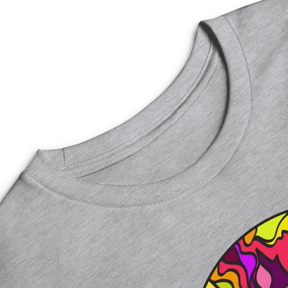 Vibrant Stained Glass Youth Long Sleeve - Wave at Sunset product image (24)