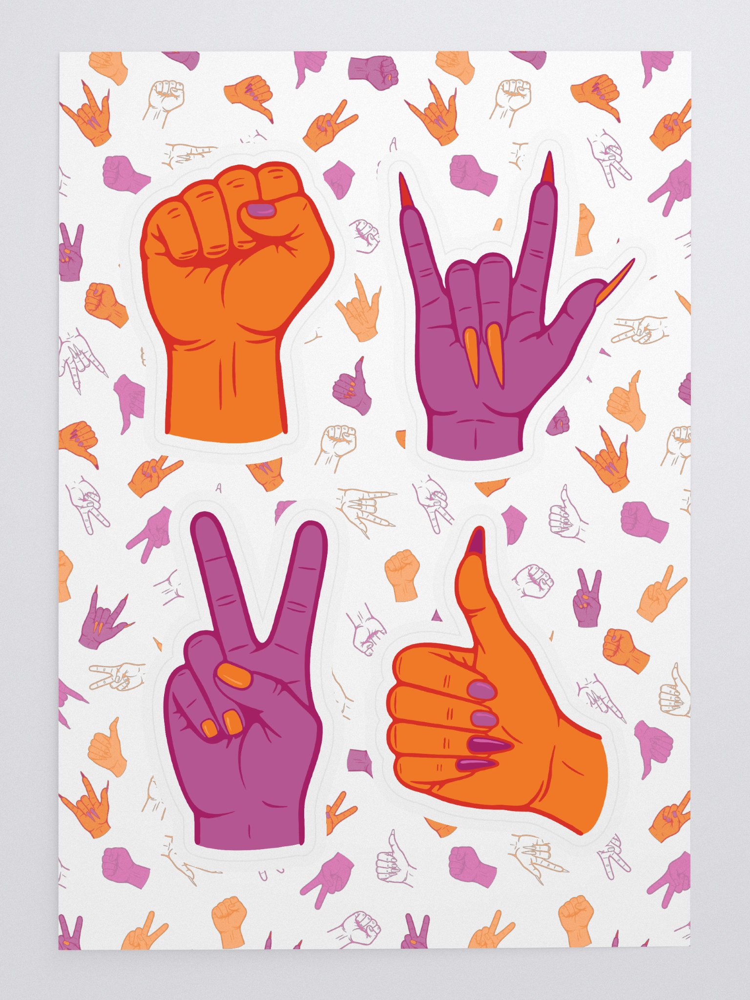 Hand Stuff Sticker Sheet product image (3)