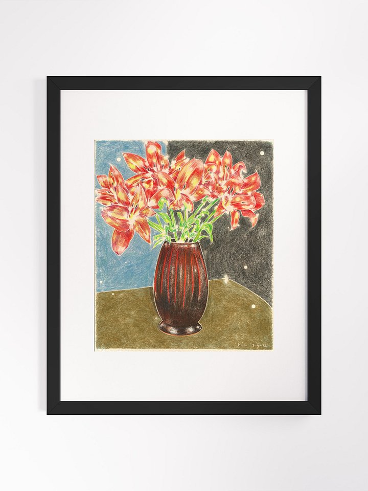 Lillies 07.05.12 print framed product image (2)