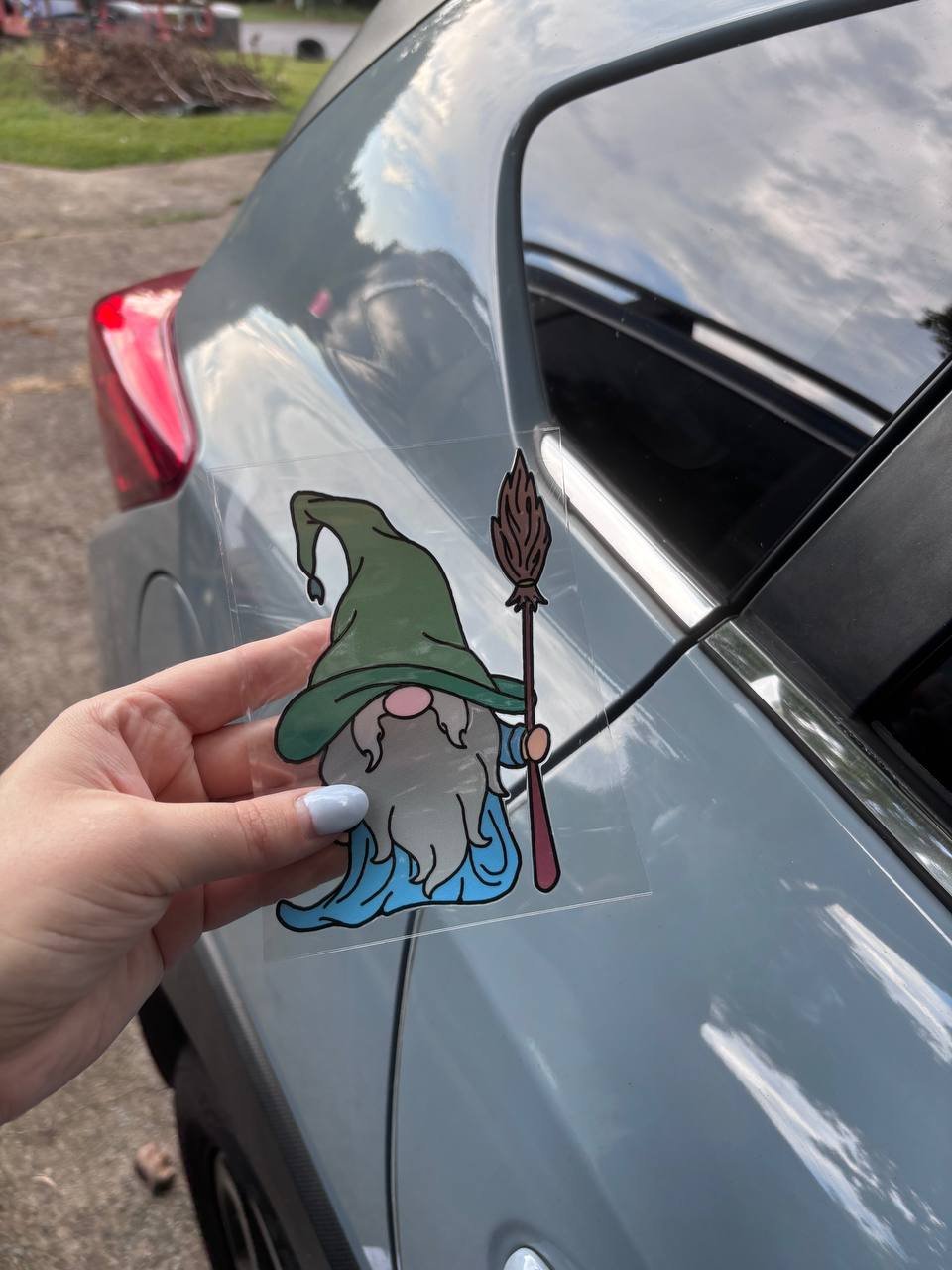 Gnome Wizard Decal | Glossy UV DTF product image (1)