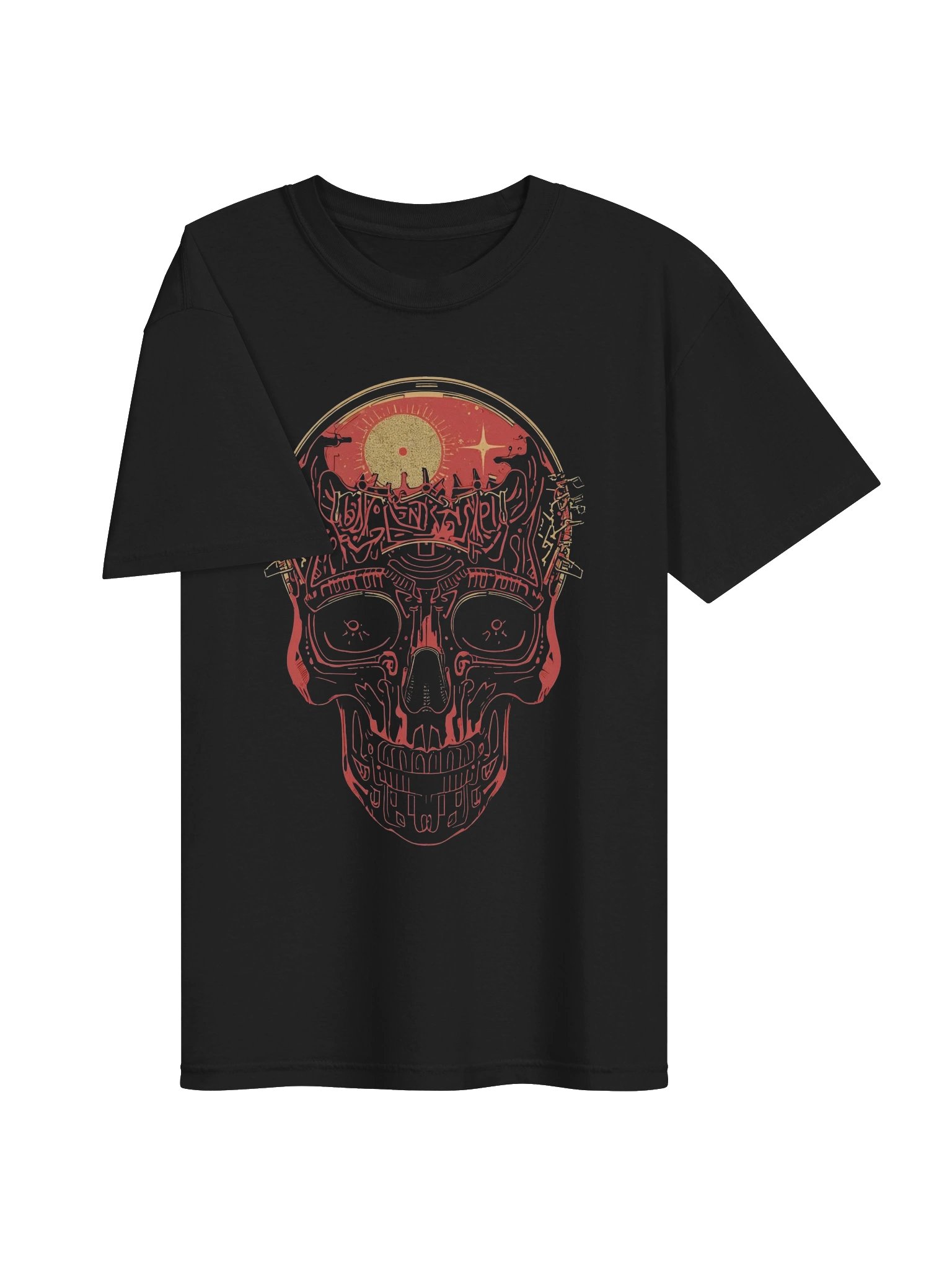 Celestial Skull Heavyweight T-Shirt product image (6)