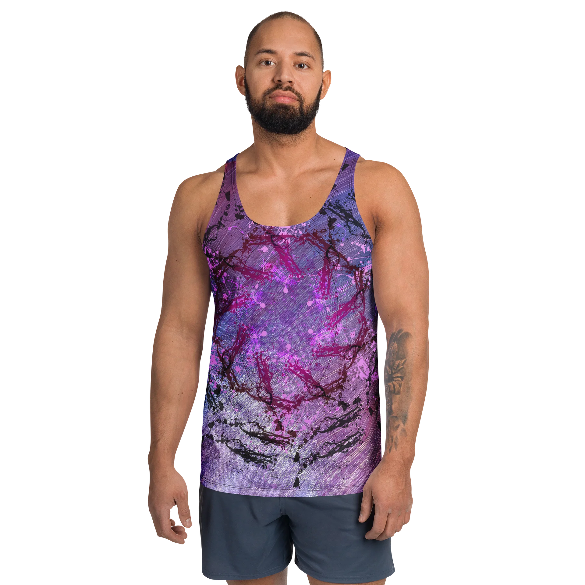 Violet Singularity - All Over Print Tank Top product image (1)