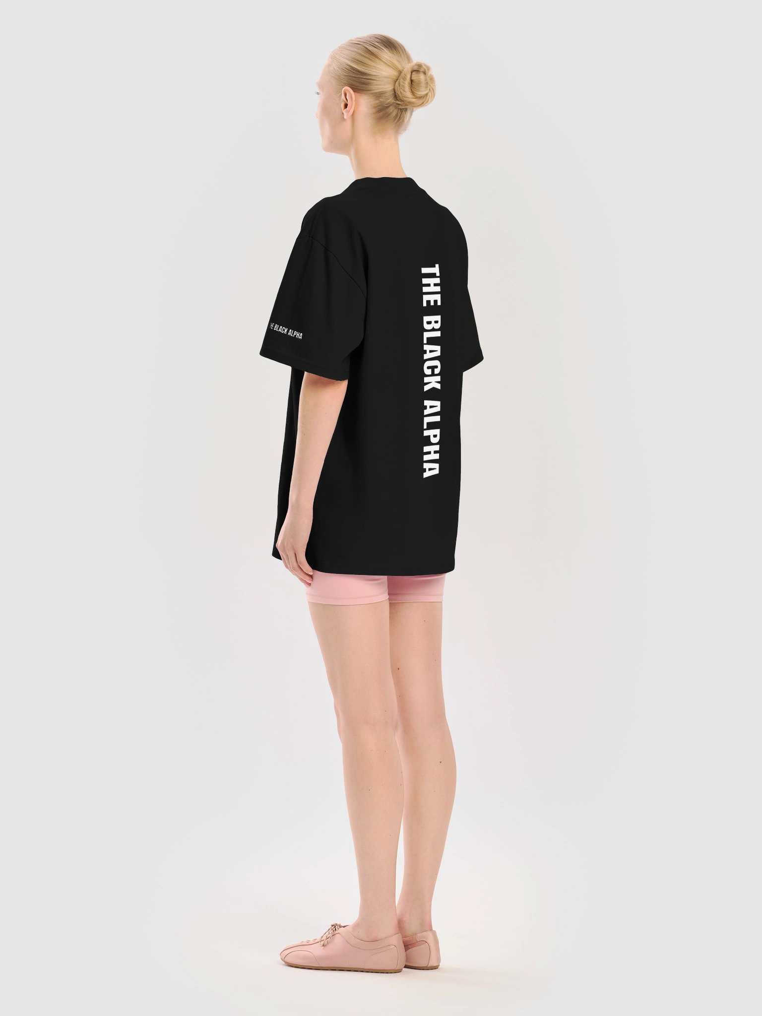The Black Alpha Bold Mirror Tee product image (12)