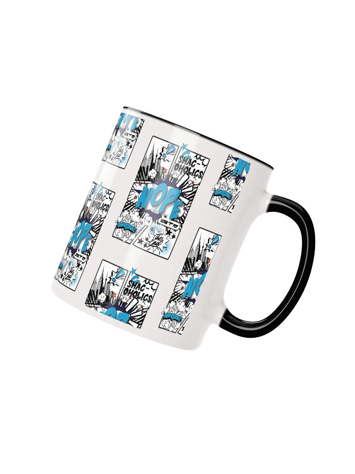 Shac-oholics Comic Blast Mug - Blue 