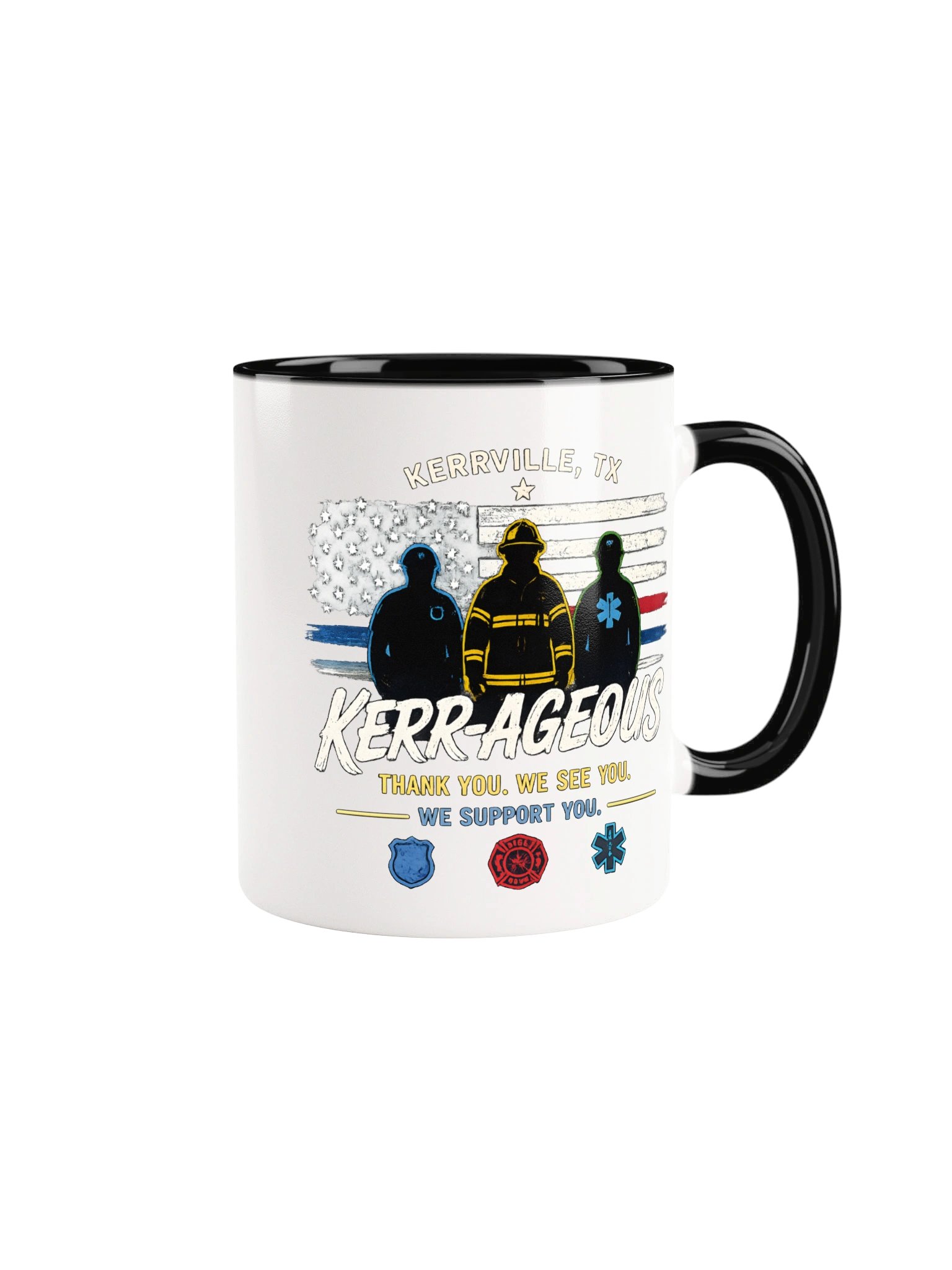 Kerr-ageous 1st Responder & Brotherhood Coffee Mug product image (14)