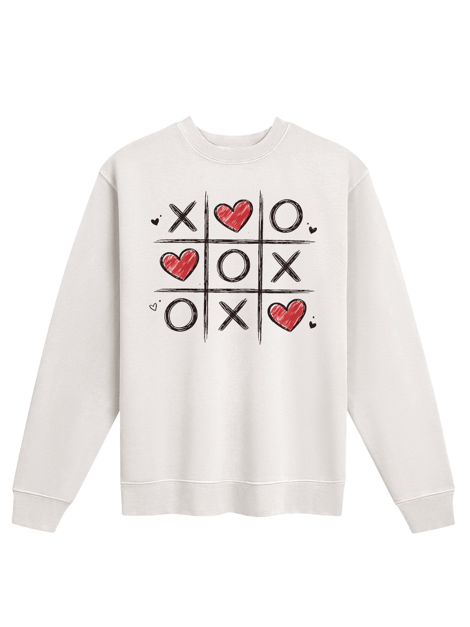 XOXO Tic-Tac-Toe Pigment-Dyed Crewneck Sweatshirt product image (17)