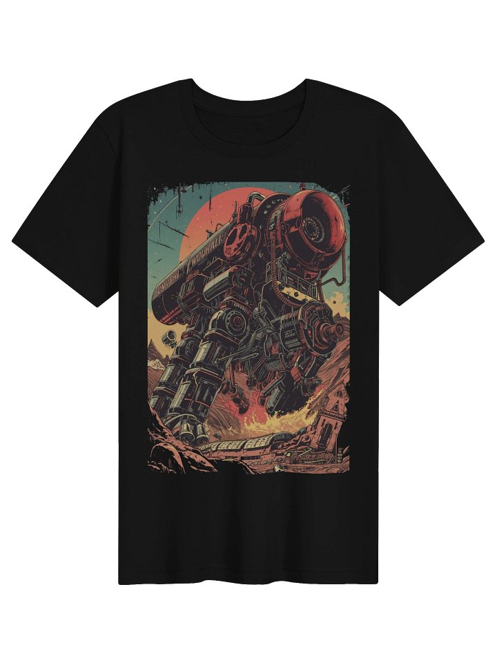 Retro Mech Desert Clash Lightweight T-Shirt product image (1)