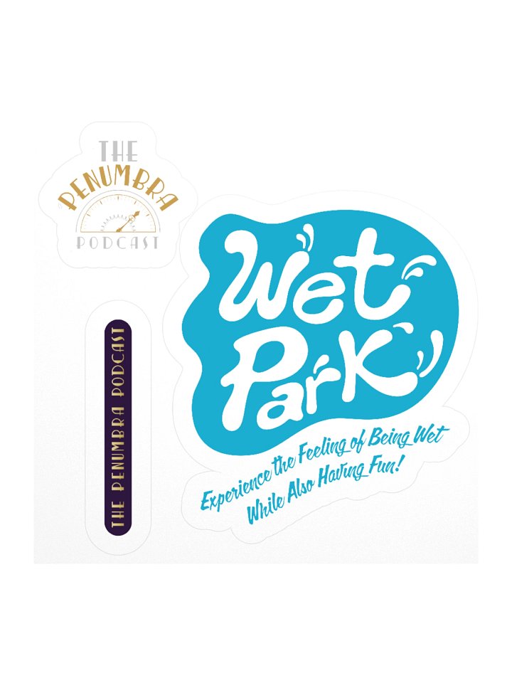 Wet Park Kiss-Cut Stickers product image (1)