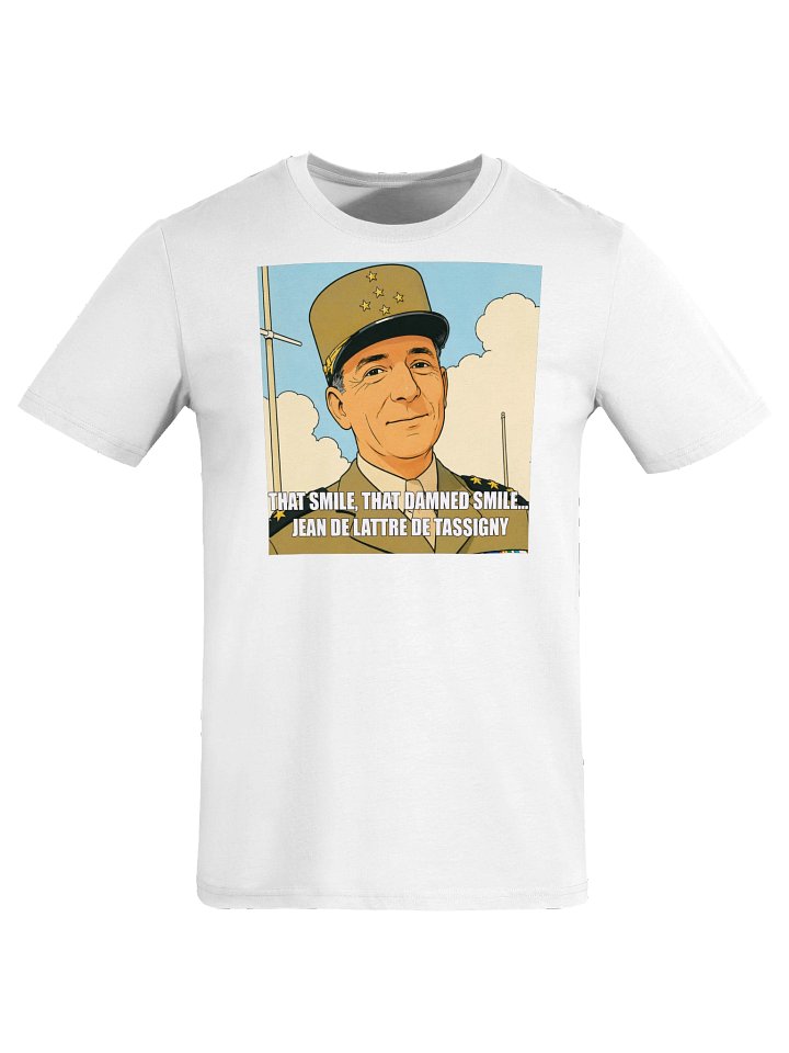 That smile, That damn smile - Jean De Lattre De Tassigny (Organic unisex T-shirt) product image (1)
