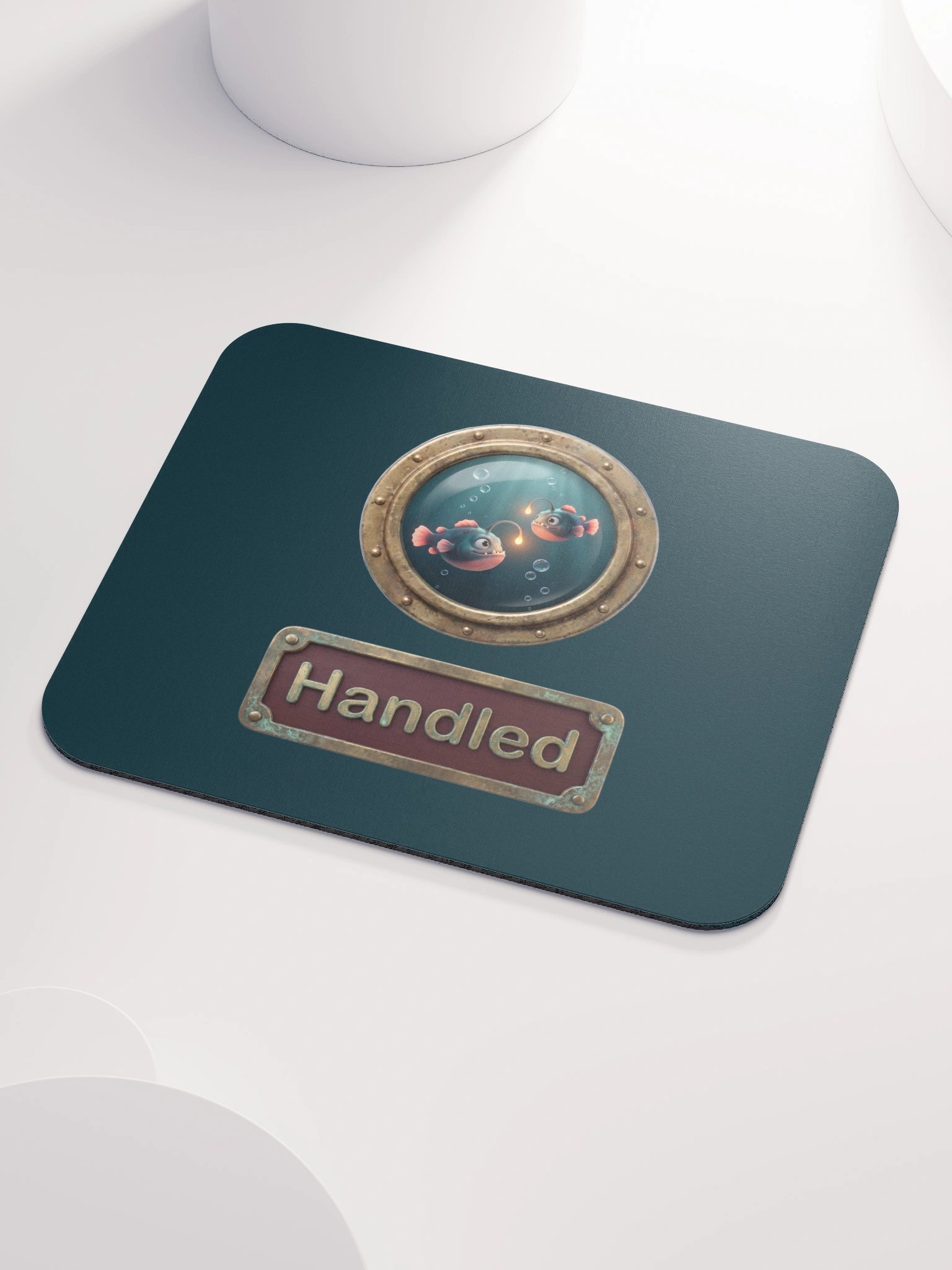 Handled anglerfish mouse pad product image (3)