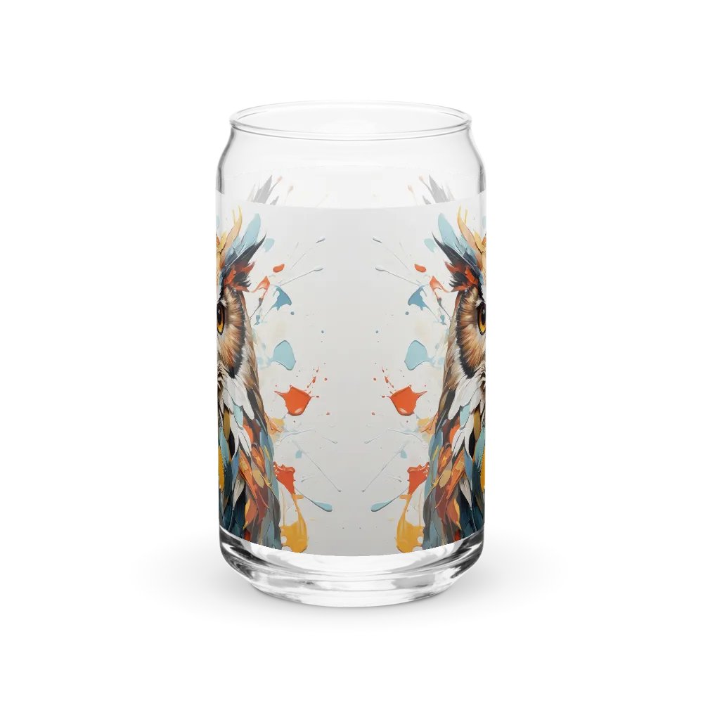 Midnight Watcher Owl Glass Can Sipper product image (10)