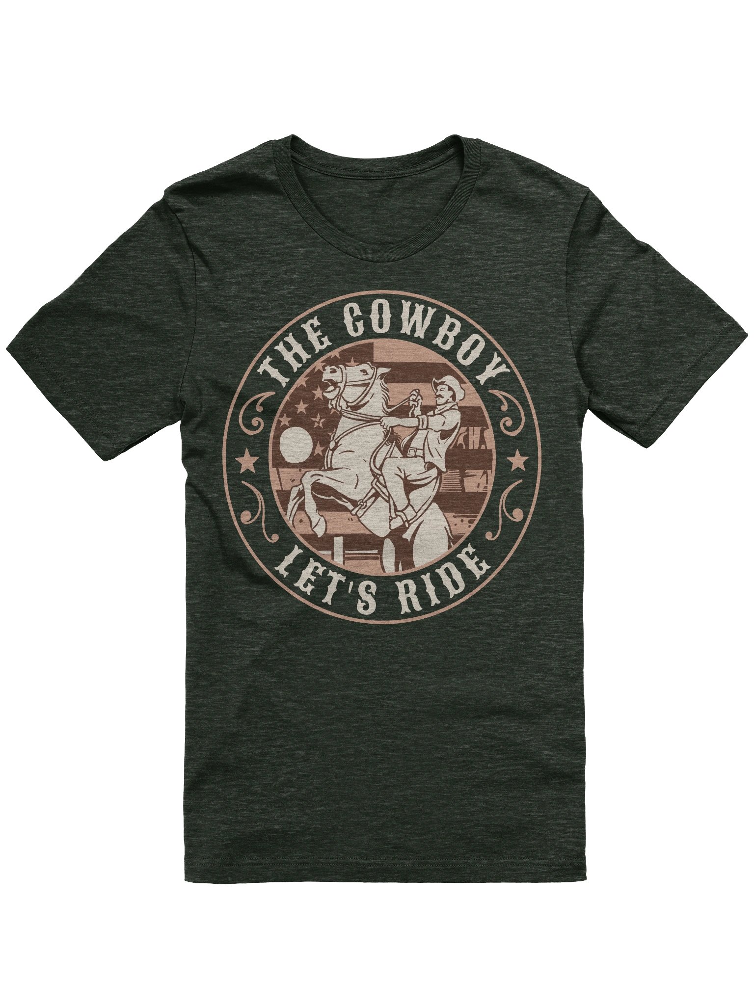Let's Ride: A Western T-Shirt for Every Cowboy at Heart product image (1)