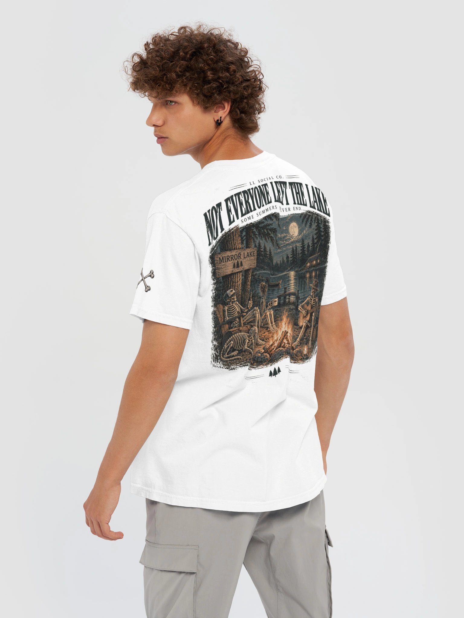 Not Everyone Left the Lake Comfort Colors Tee — Coastal Skellie Edit product image (10)