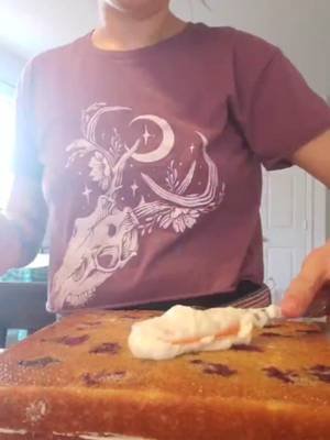put together a cake (from #scratch!) with me !!!  #vanilla #blackberry #lemon #twotiercake #delicious #ALT shirt - @braincandyink (on instagram)