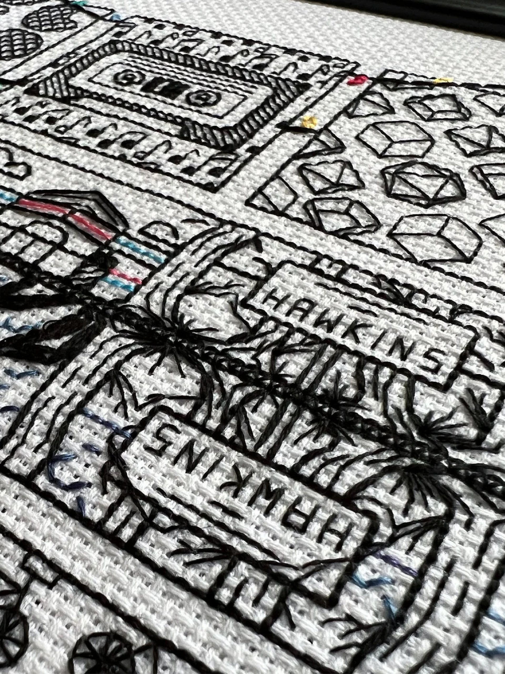 Strange Stuff • Blackwork Cross Stitch Pattern • PDF Digital Download product image (5)