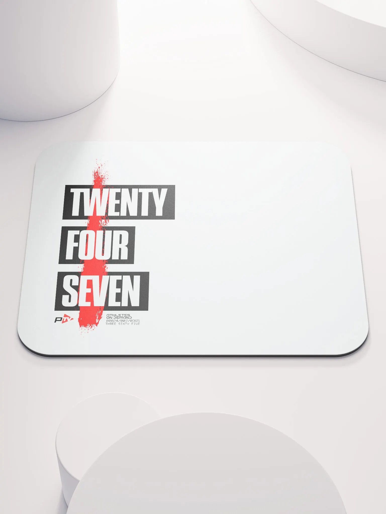 PTV 24/7 Red Streak Mouse Pad product image (1)