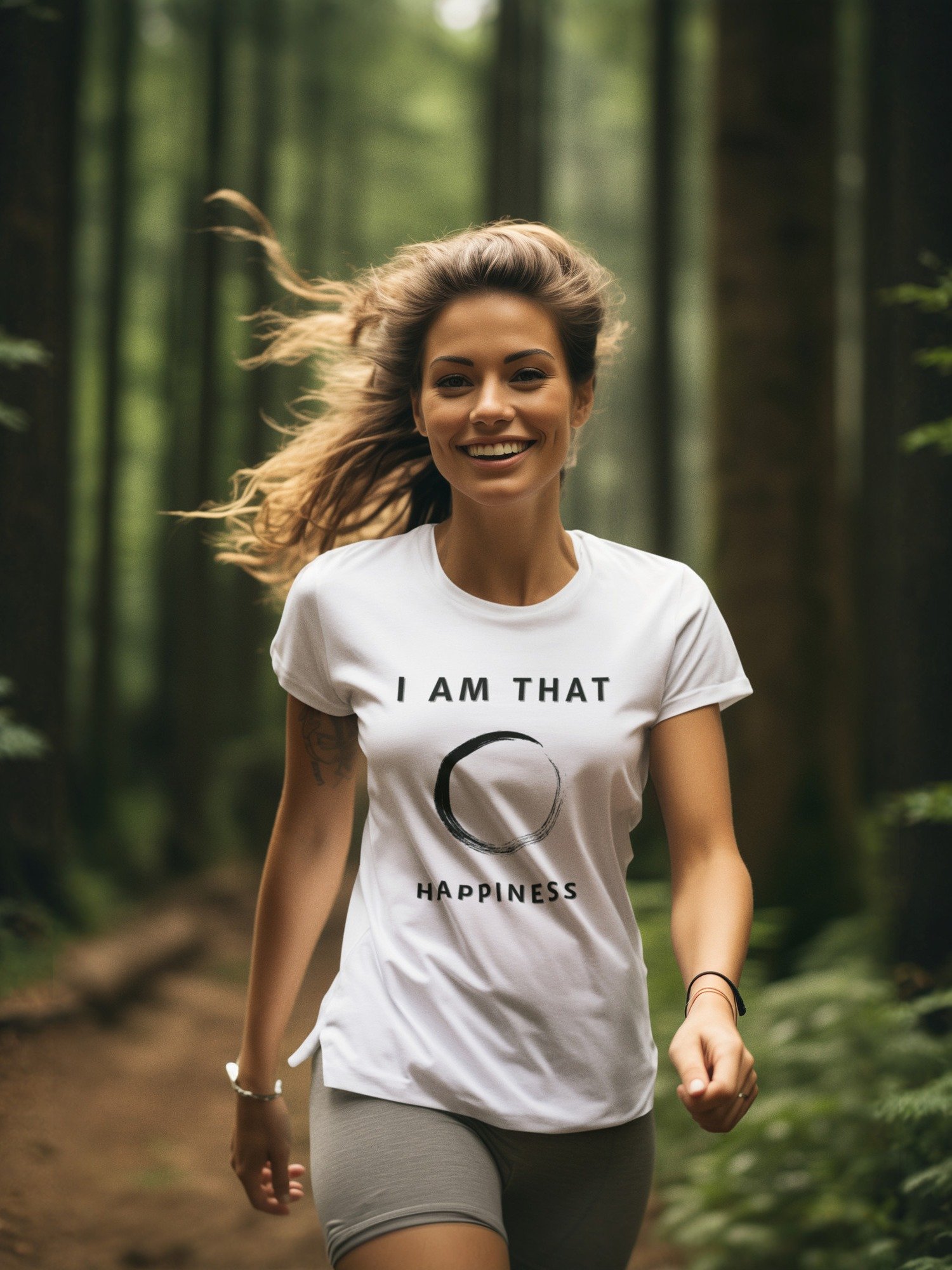 Unisex T-Shirt - HAPPINESS (Vertical Flow) product image (1)