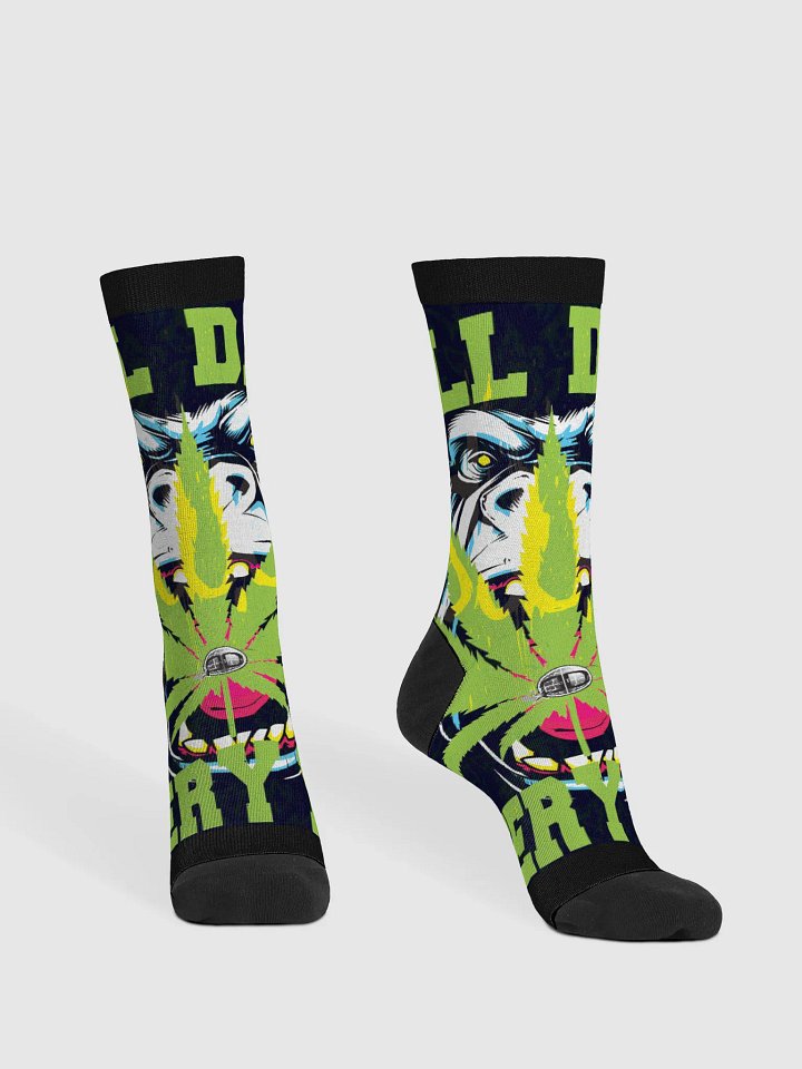 Gorilla Warfare | Premium Sustainable Crew Socks product image (2)