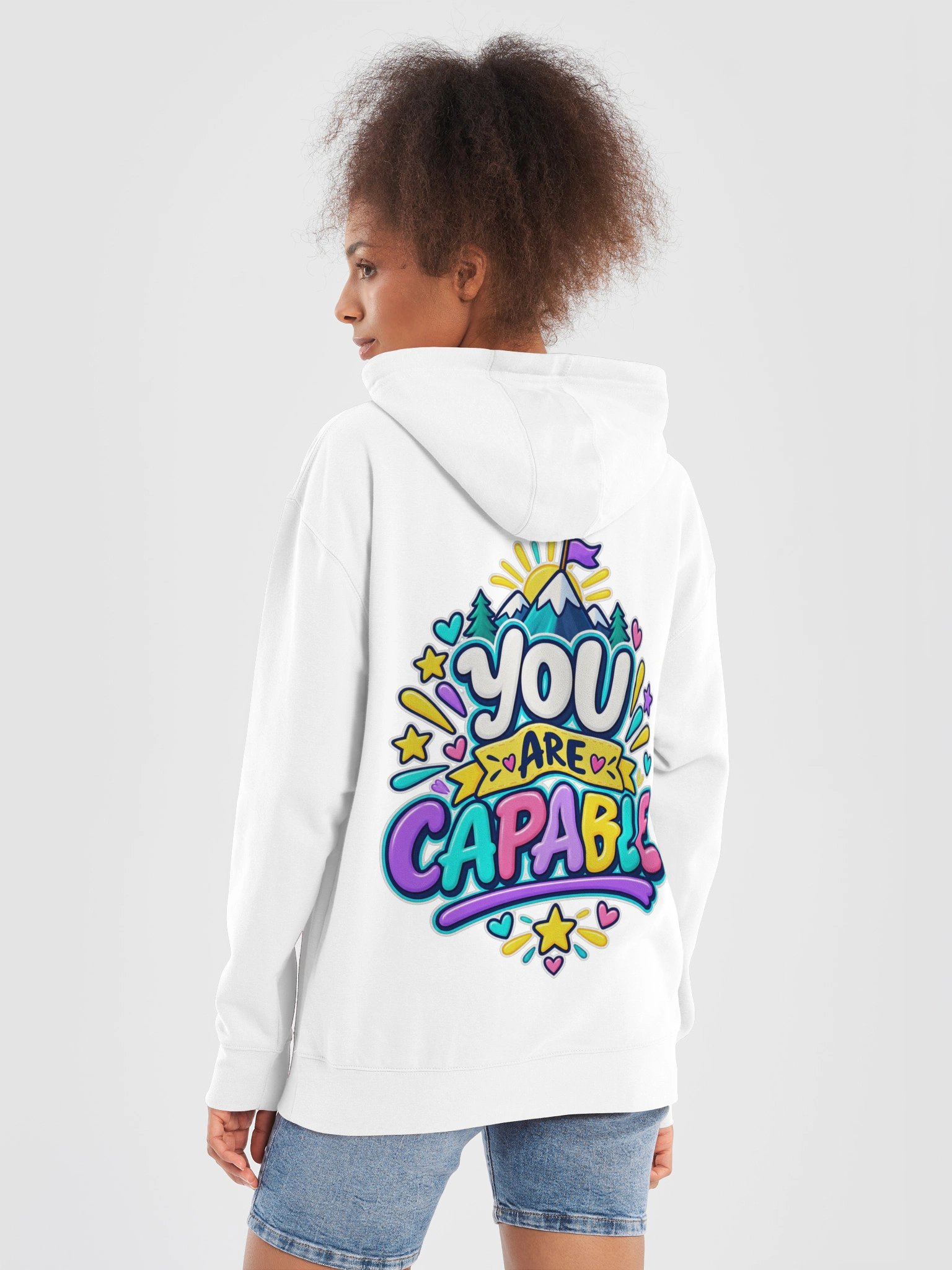 Inspirational Hoodie - You are Capable. product image (4)