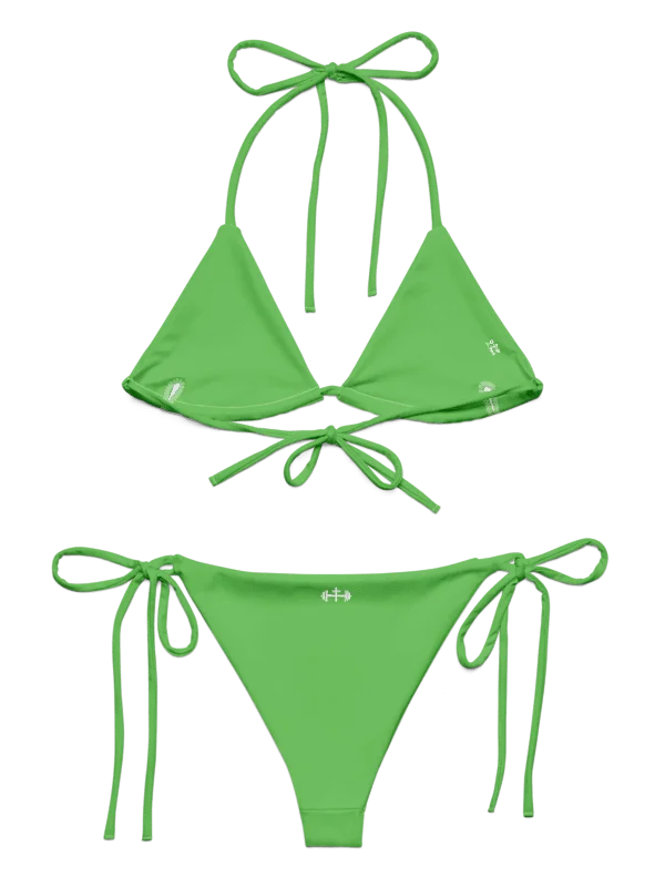 His House String Bikini Set - Lime product image (10)