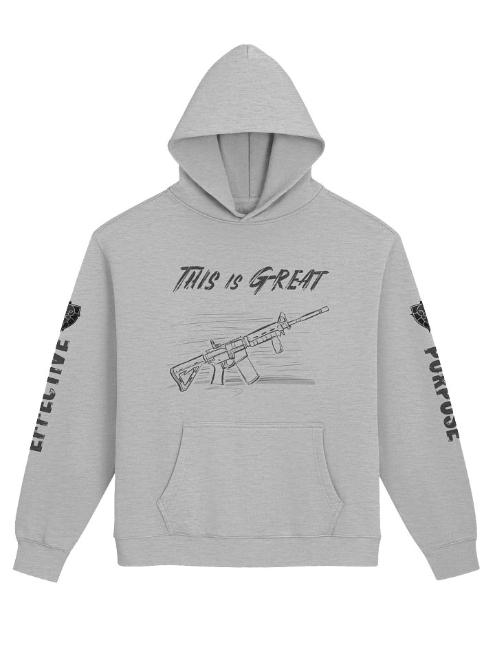 Spiritual Warfare Hoodie (White/Grey) product image (1)