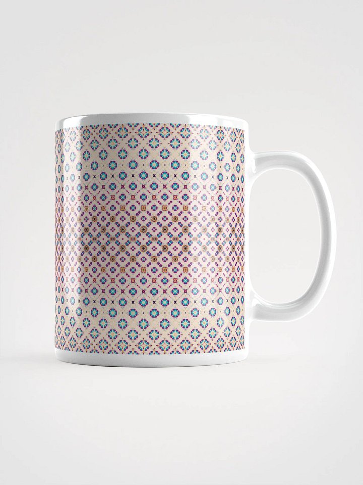 Seamless Metamorphosis Hearts & Stars Patterned Ceramic Mug product image (2)