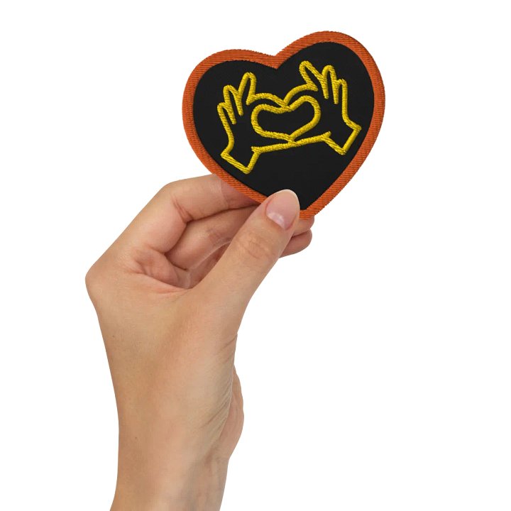 Love Gesture Embroidered Patch product image (2)