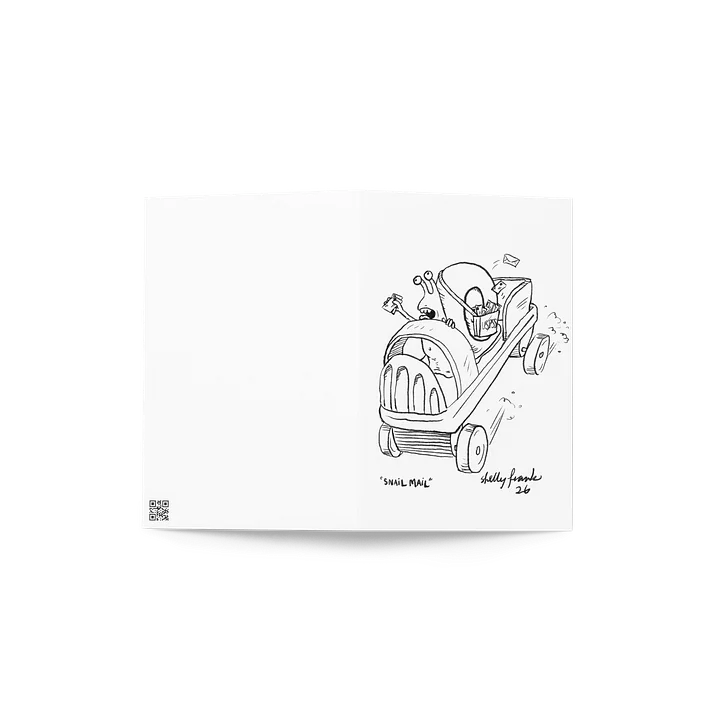 Snail Mail Blank card product image (4)