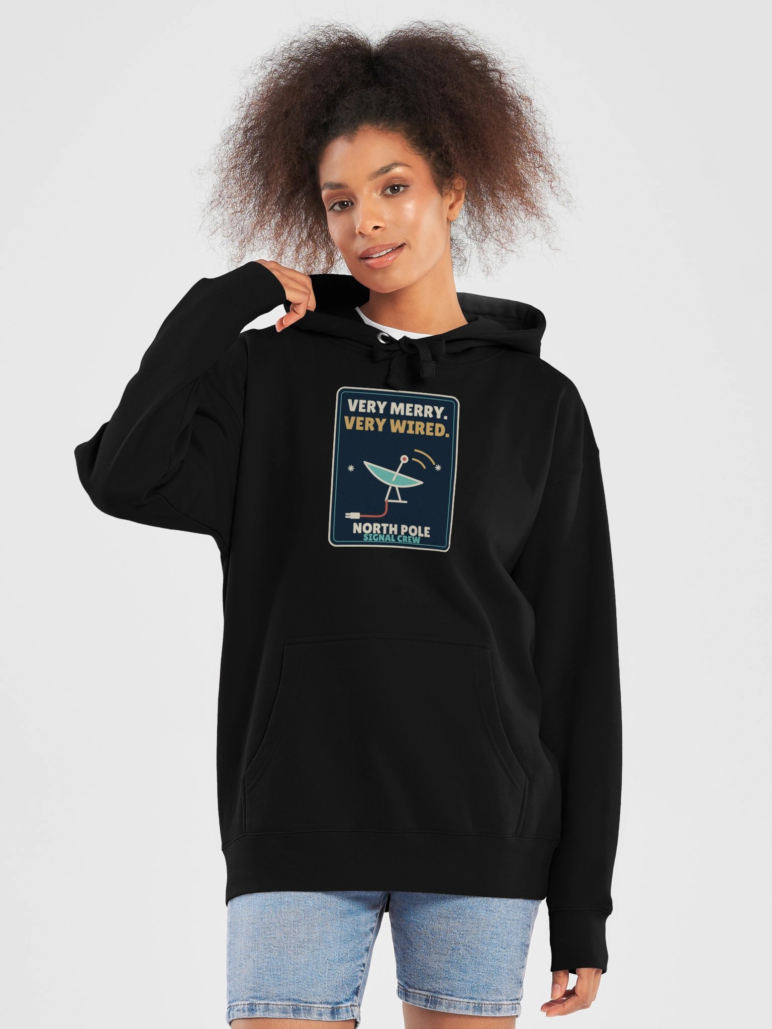 PATB Very Merry Very Wired Signal Crew Hoodie product image (5)